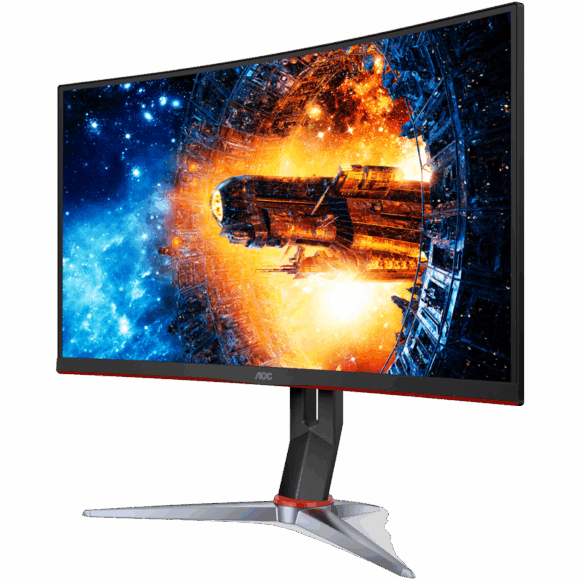 AOC FRAMELESS CURVED GAMIING LED 27" C27G2Z - Image 2