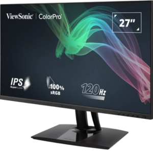 VIEWSONIC FRAMELESS ERGONOMIC PROFESSIONAL LED 27” (VP2756A 2K)