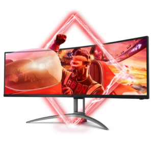 AOC 3-SIDED FRAMELESS CURVED GAMING LED 49" AG493UCX2