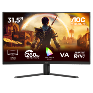 AOC CURVED FRAMELESS GAMING LED 31.5" C32G42ZE FHD 260Hz